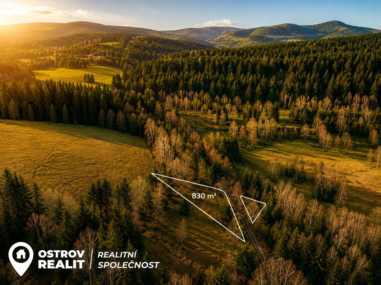 Prodej zahrada - Železná Ruda, 830 m² - 1