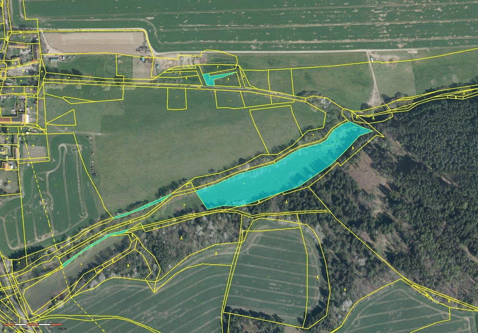 Zemědělské pozemky, Lom u Stříbra, Benešovice, 44 145 m² - 1