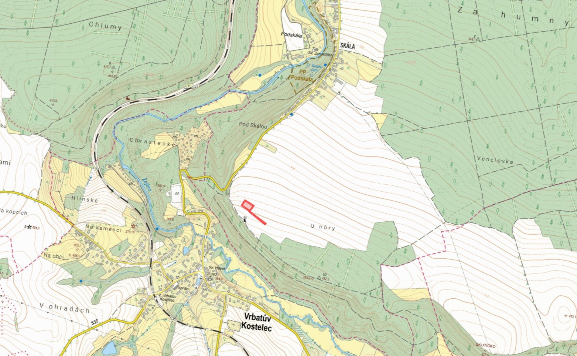 Zemědělské pozemky, Chrast Skála - 2