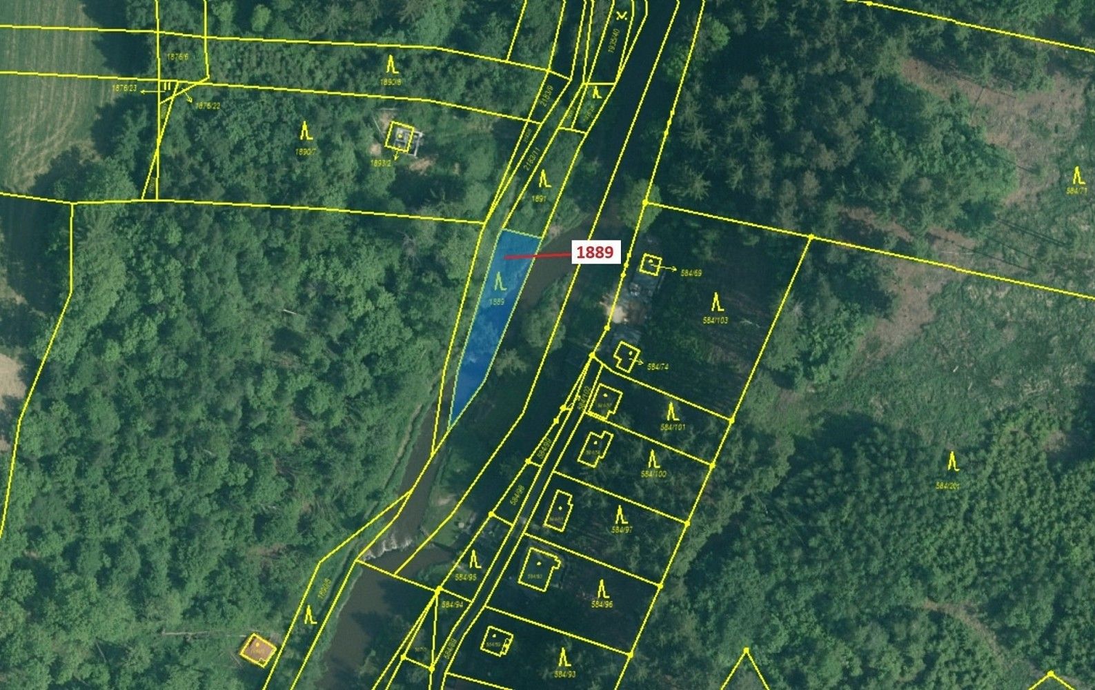 Prodej les - Střížov, okres České Budějovice, Jihočeský kraj - 2