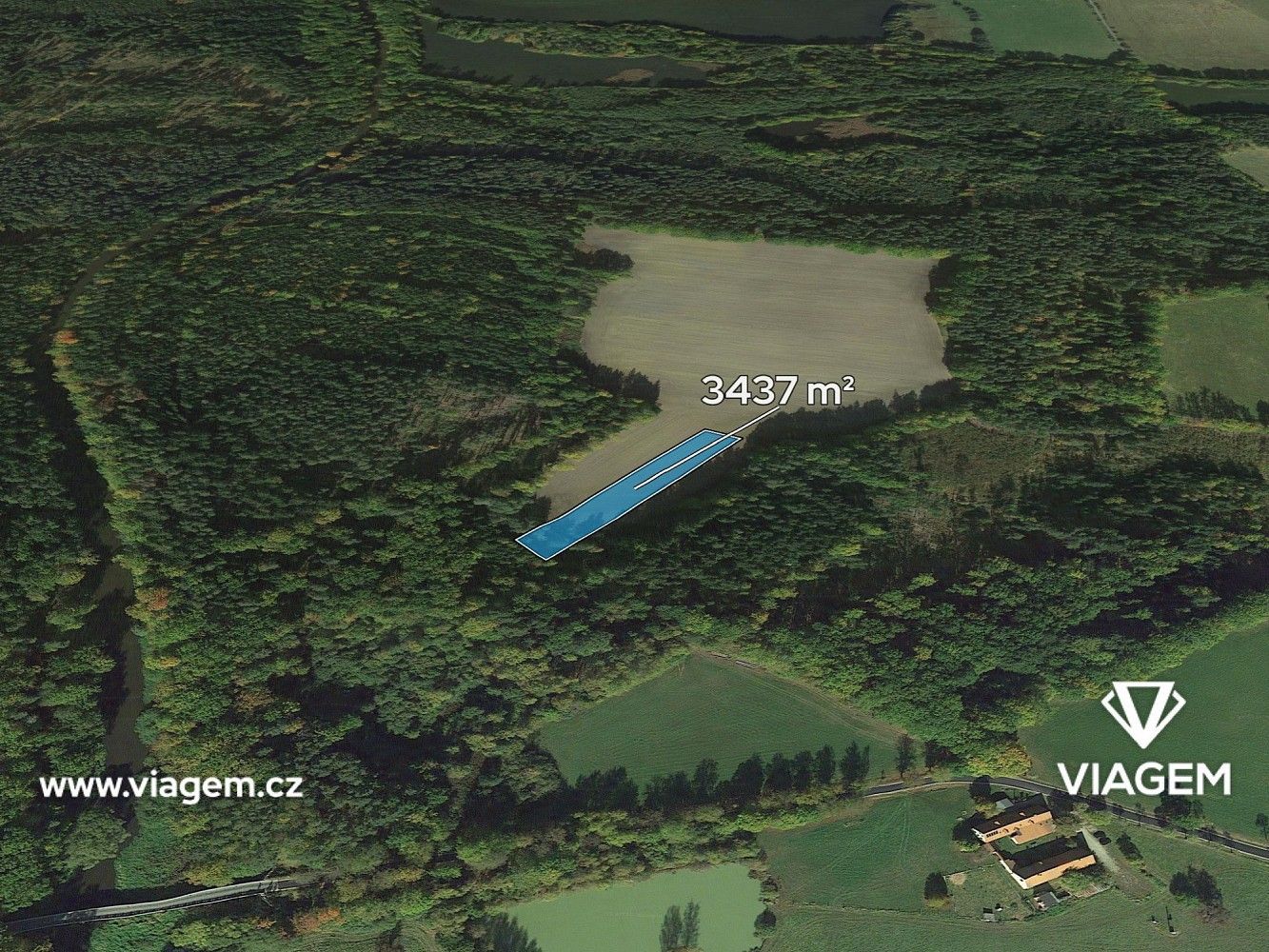 Zemědělský pozemek, 859 m²