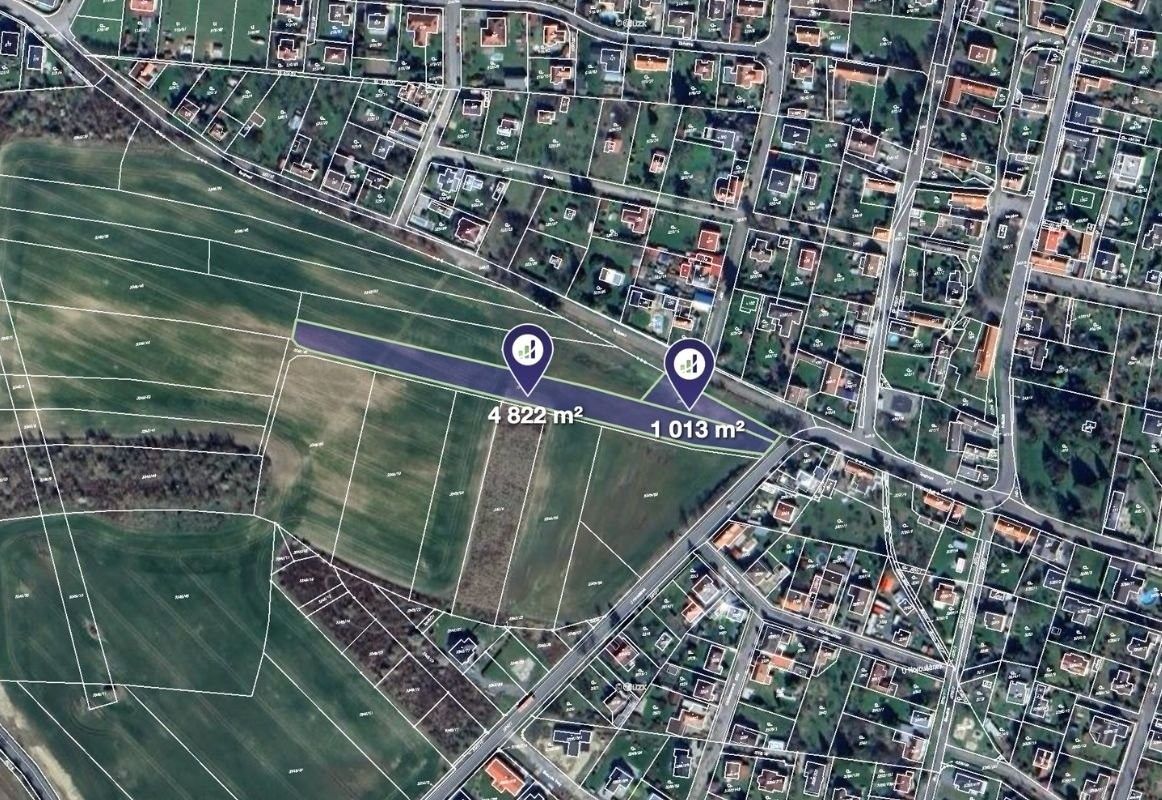 Pozemky pro bydlení, Úvaly, 5 835 m²