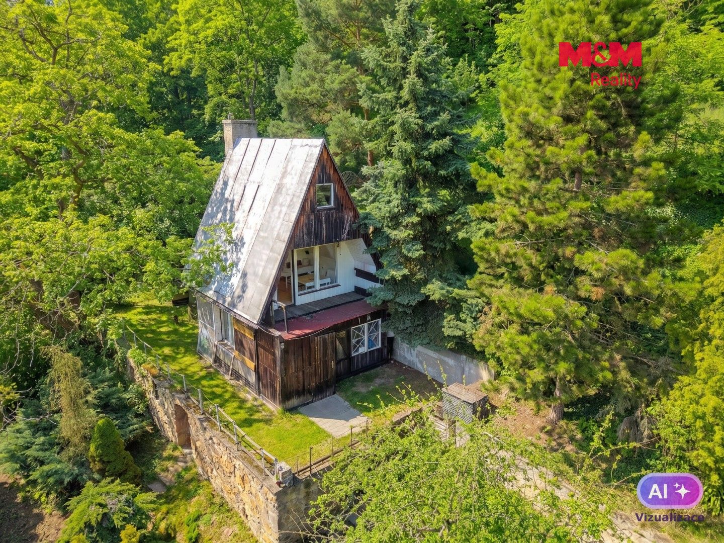 Chaty, Malé Žernoseky, 48 m² - 2