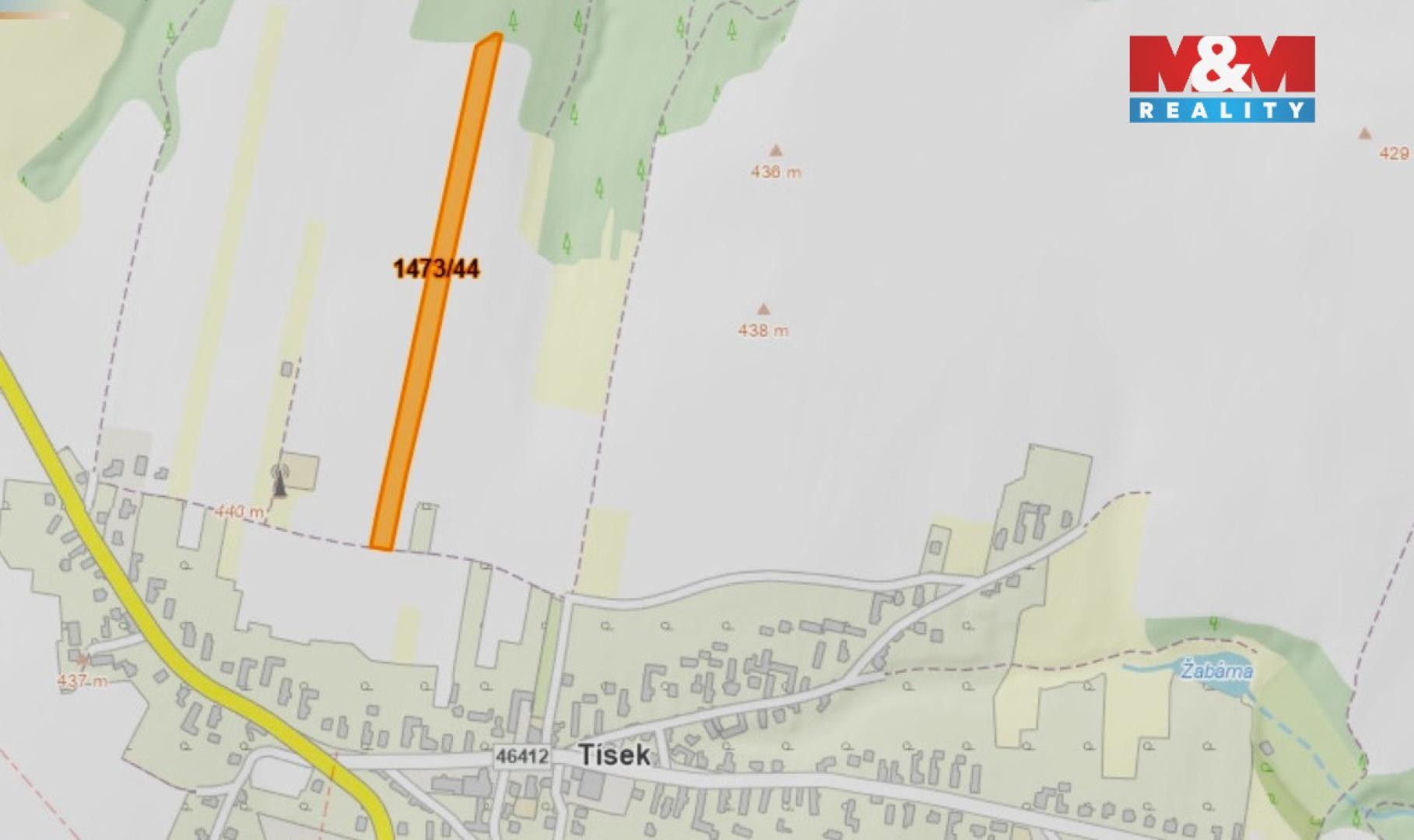 Prodej zemědělský pozemek - Tísek