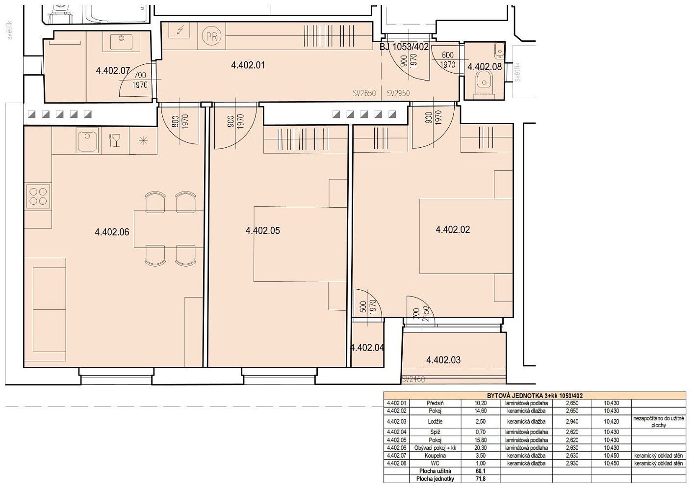 Prodej byt 3+kk - Praha - Nusle, okres Praha 4, Hlavní město Praha, 72 m² - 5