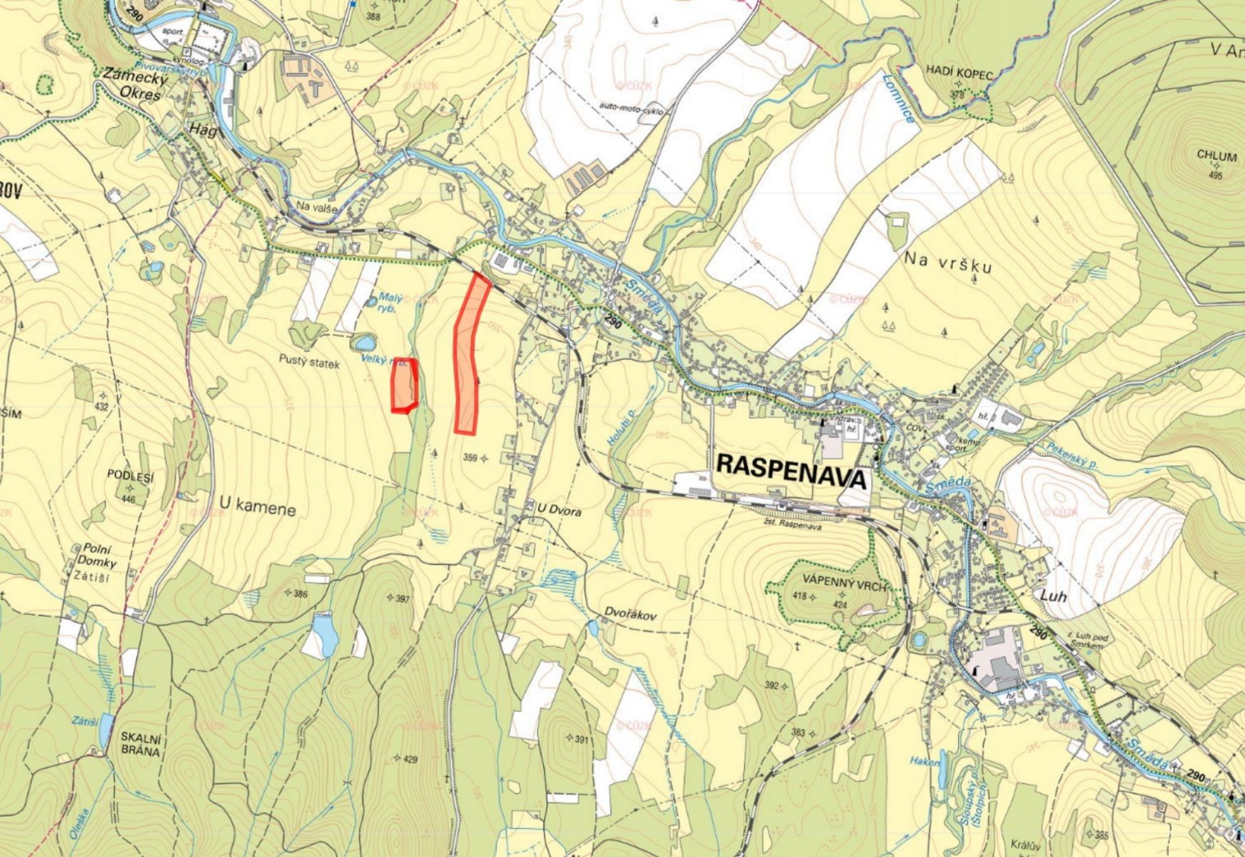 Prodej zemědělský pozemek - Raspenava
