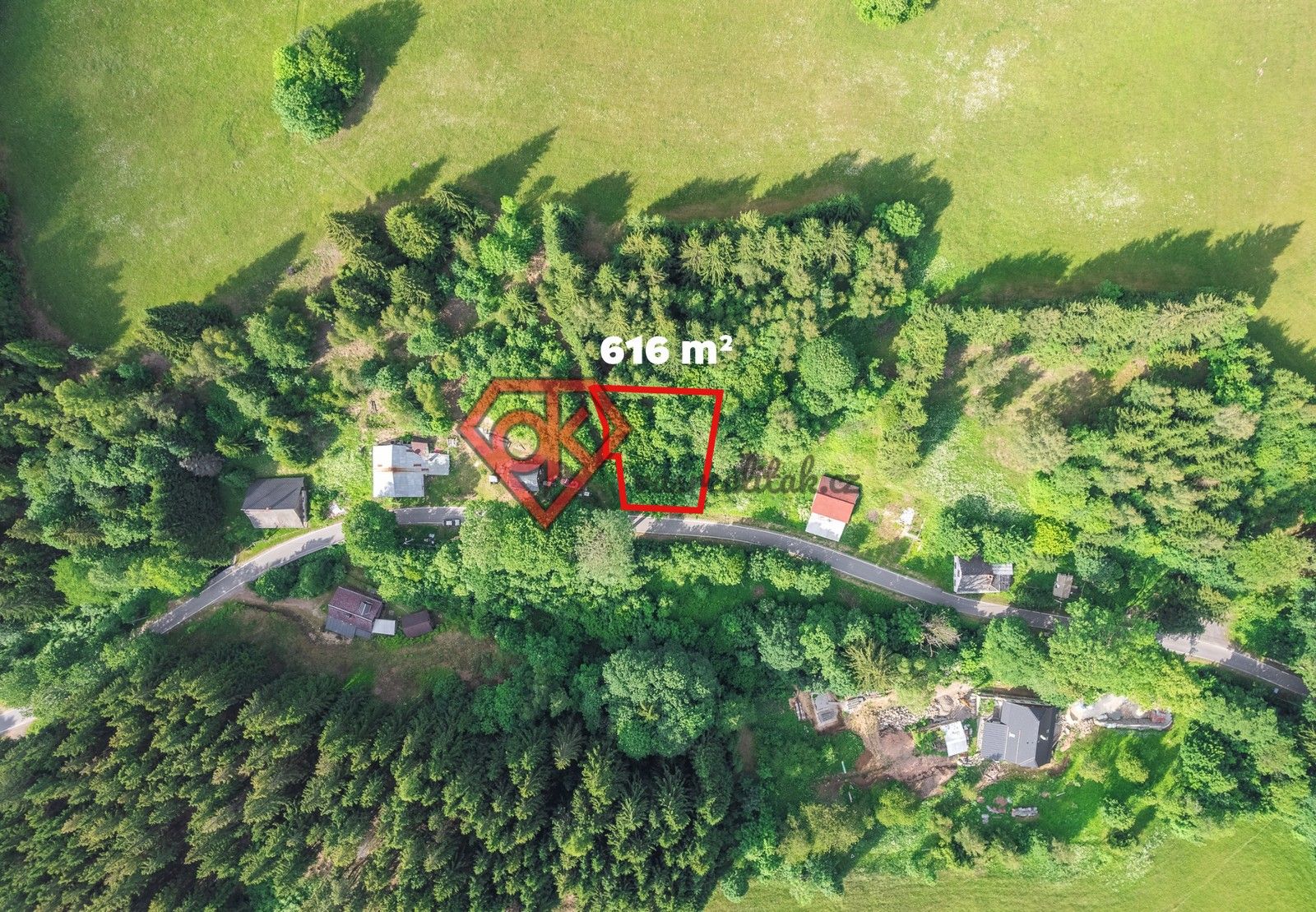 Pozemky pro bydlení, Červená Voda, 616 m² - 2