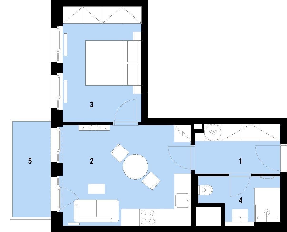 Prodej byt 2+kk - Plynárenská, Brno, 39 m²