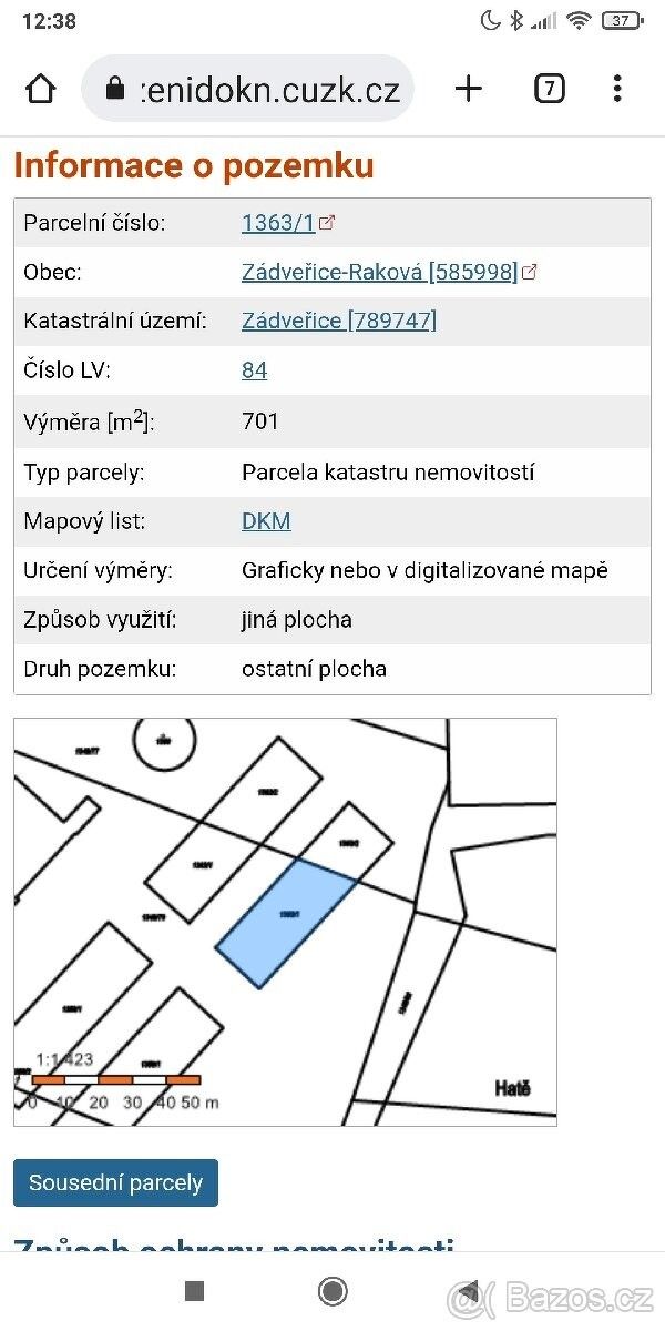 Prodej pozemek - Vizovice, 763 12, 16 232 m²