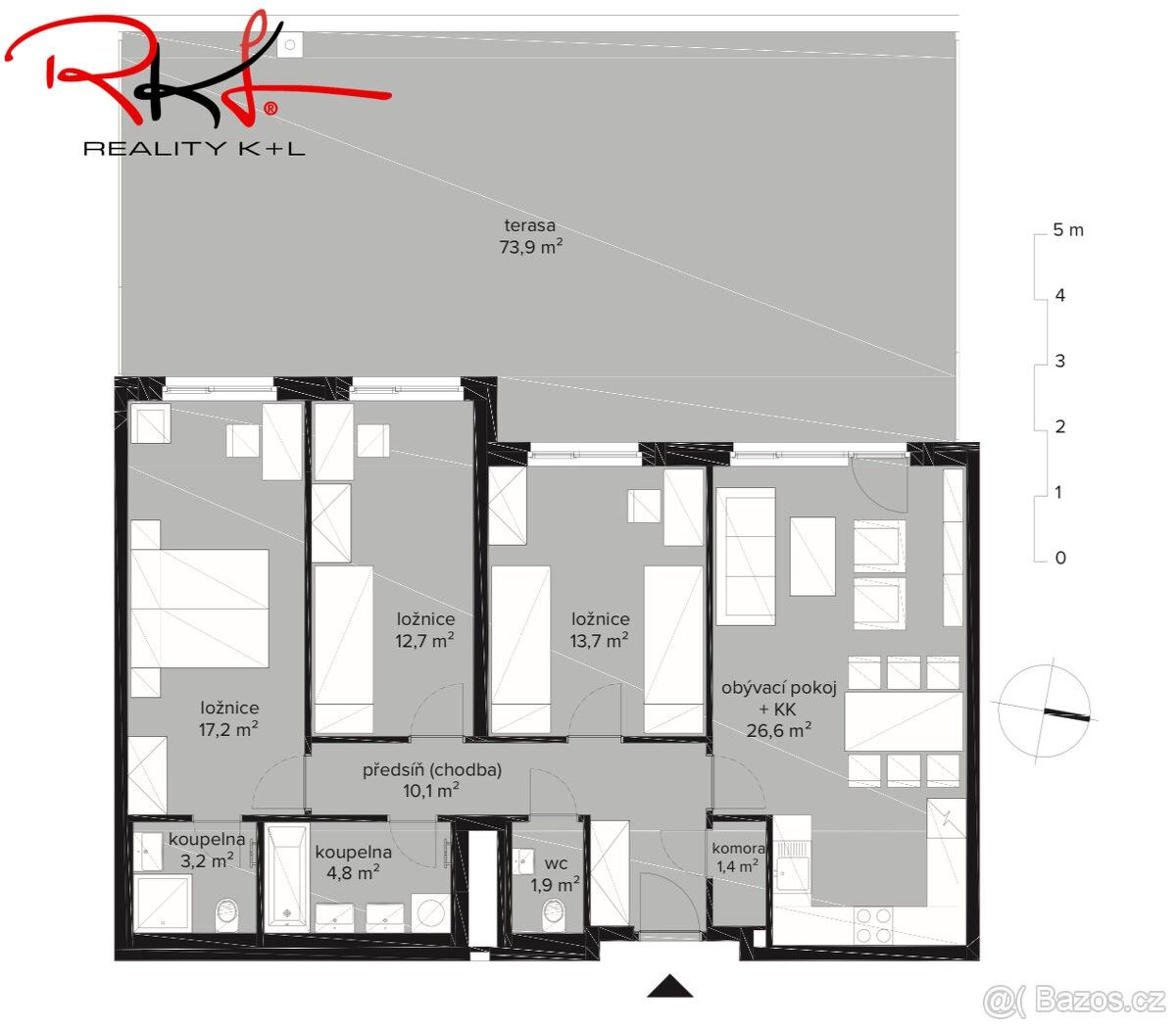 Prodej byt - Praha, 197 00
