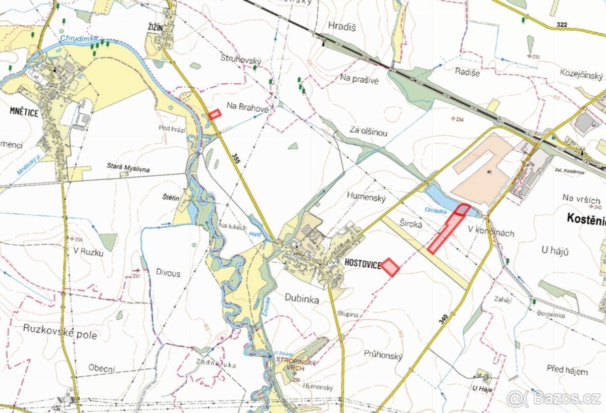 Stavební pozemek, Pardubice – pohled 2