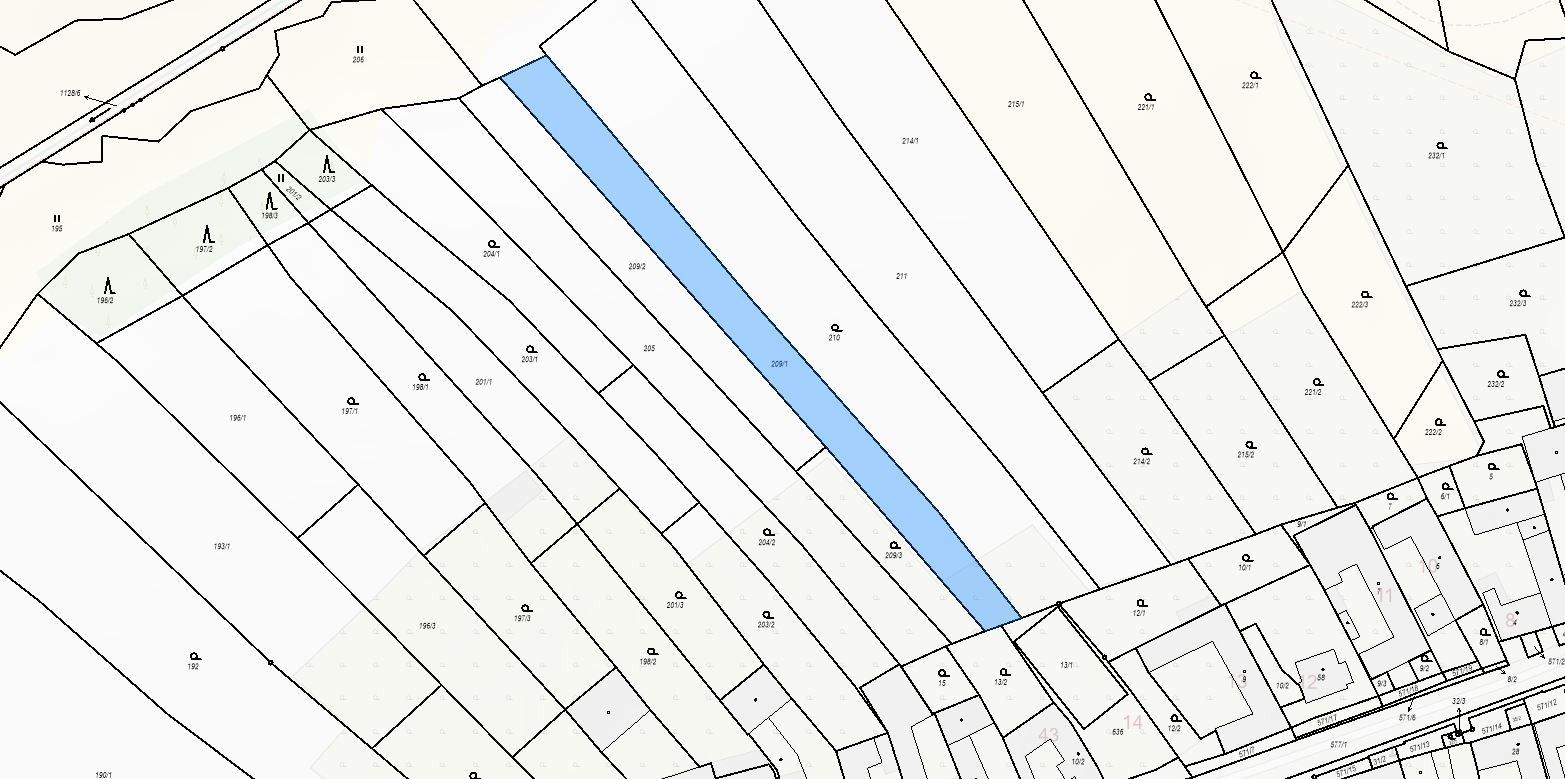 Prodej zemědělský pozemek - Svojkovice, 1 990 m²