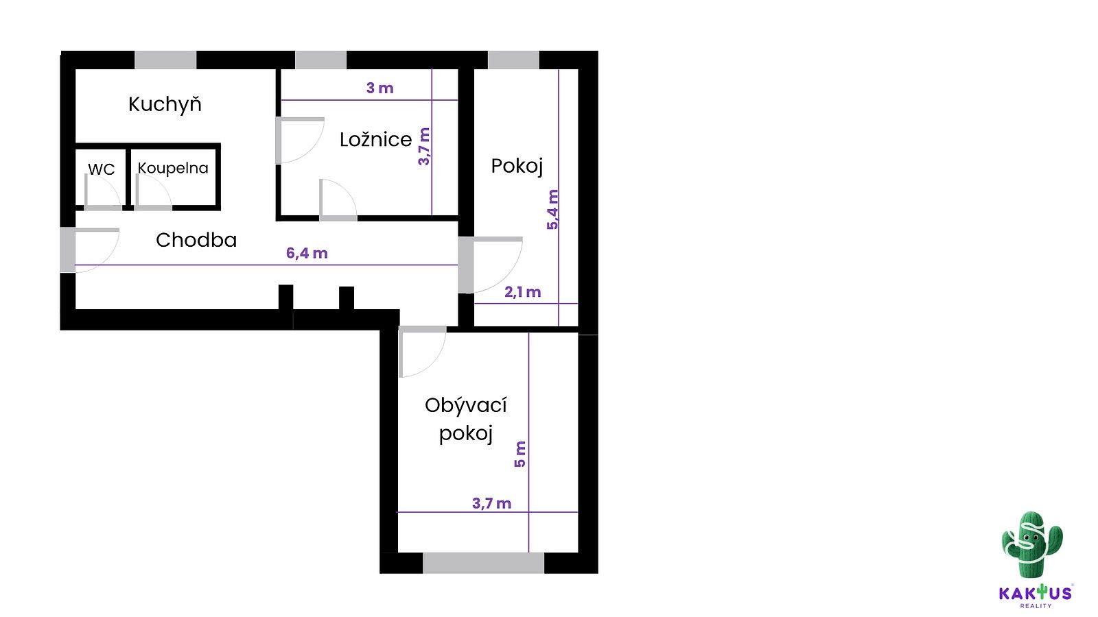 3+1, Ostrava - Poruba, okres Ostrava-město, Moravskoslezský kraj, 59 m² - 2