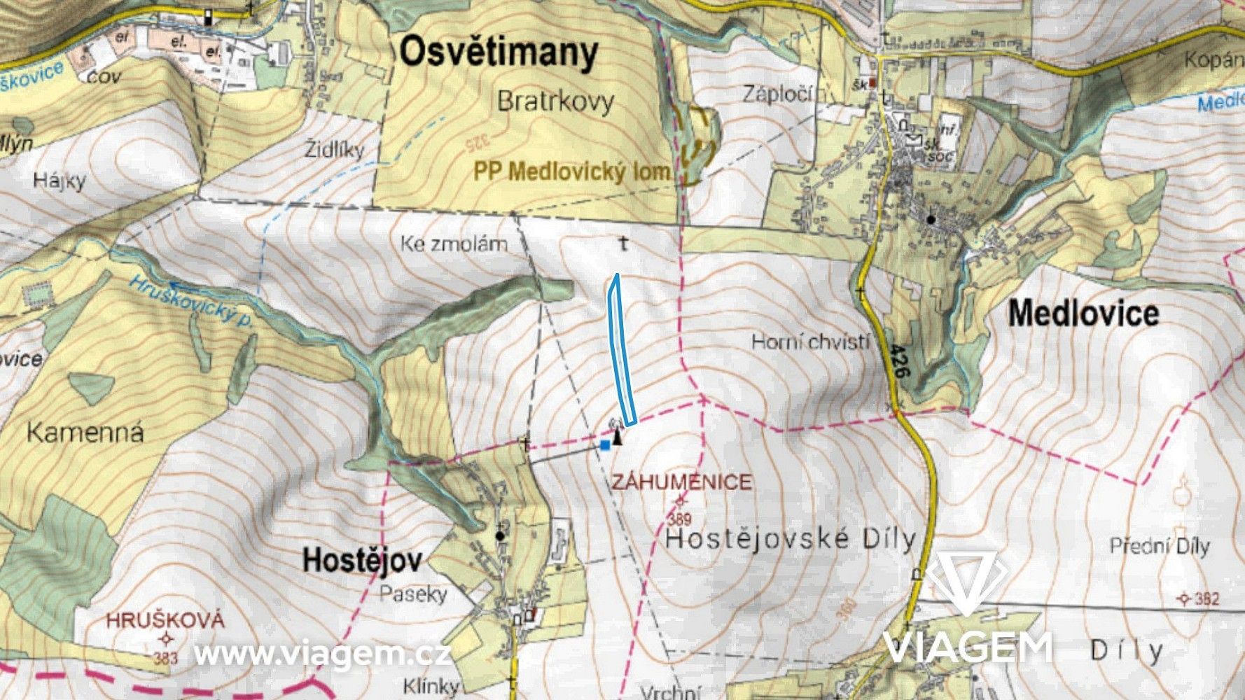 Zemědělský pozemek · Osvětimany, okres Uherské Hradiště, Zlínský kraj - 3