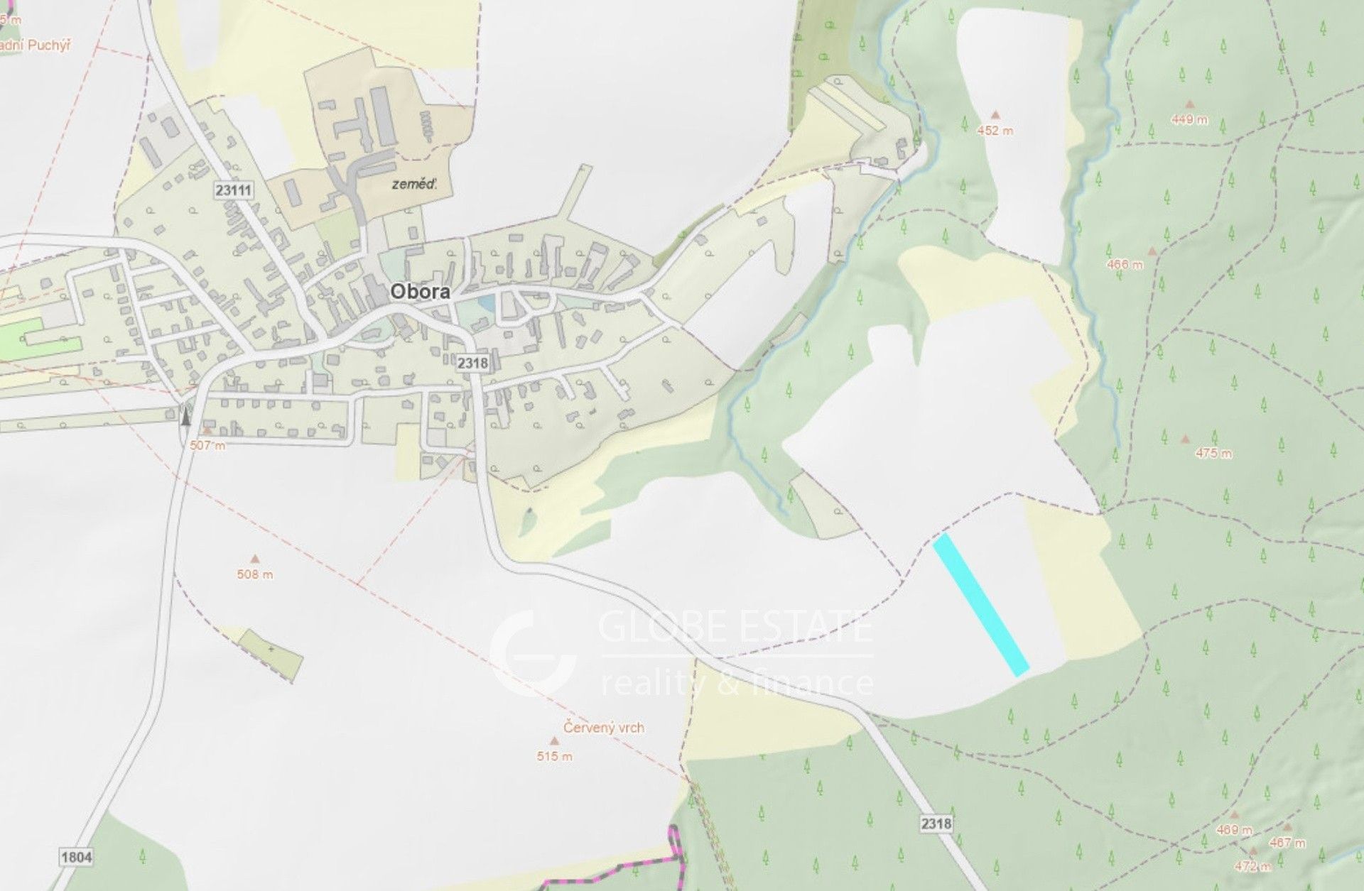Prodej zemědělský pozemek - Kaznějov, 6 379 m²