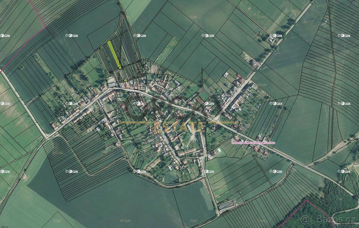 Prodej pozemek pro bydlení - Moravský Krumlov, 672 01