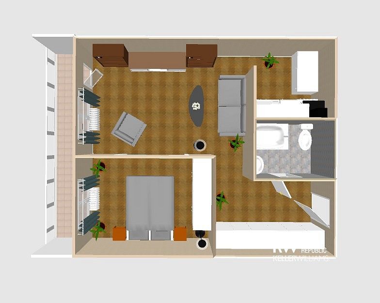 Byt 2+kk · 44 m² · Teplice - Trnovany, Ústecký kraj - 4