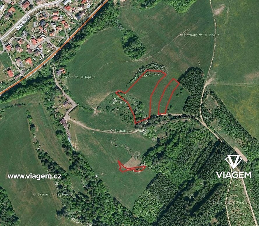 Zemědělské pozemky, Lhota u Vsetína, okres Vsetín, Zlínský kraj