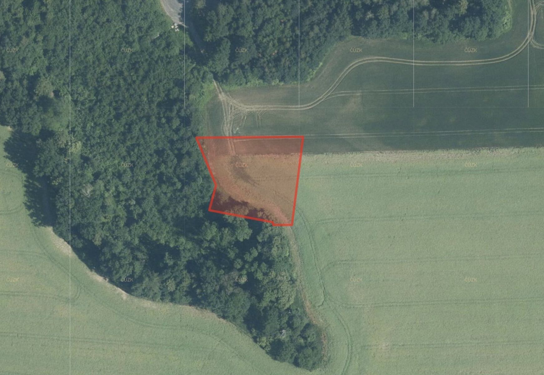 Zemědělské pozemky, Hluzov, Černotín