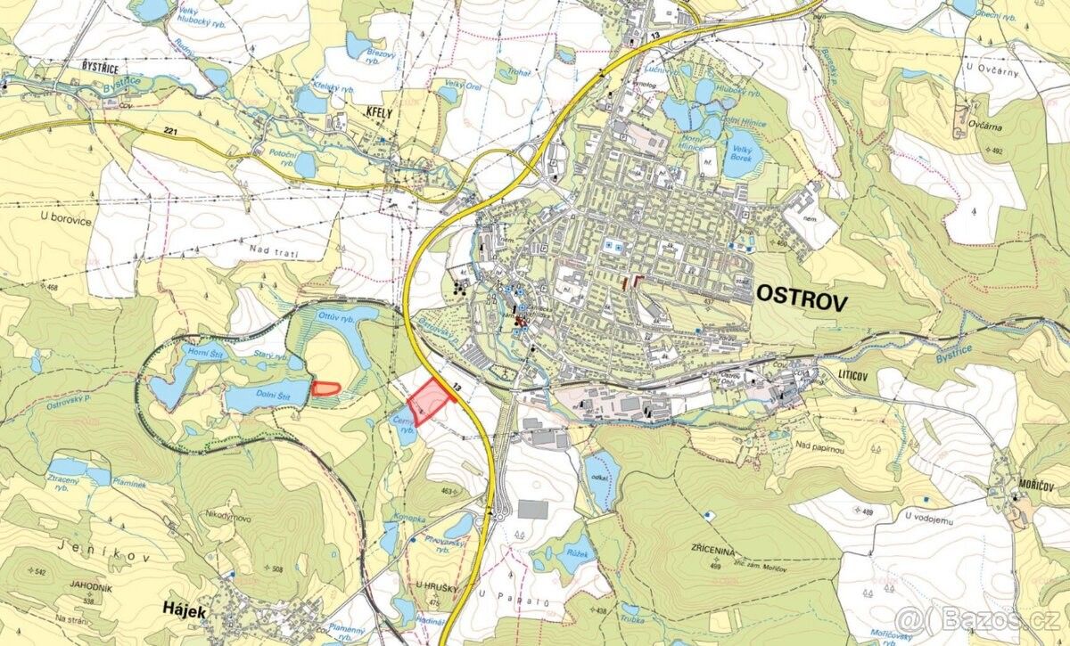 Prodej pozemek pro bydlení - Ostrov nad Ohří, 363 01