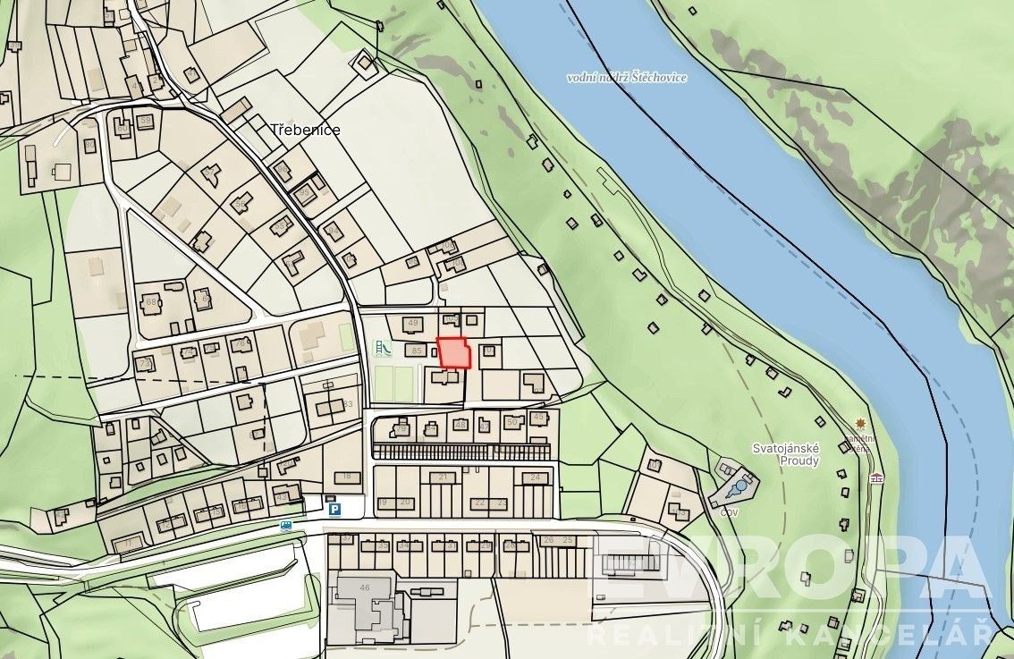 Pozemky pro bydlení, Třebenice, Štěchovice