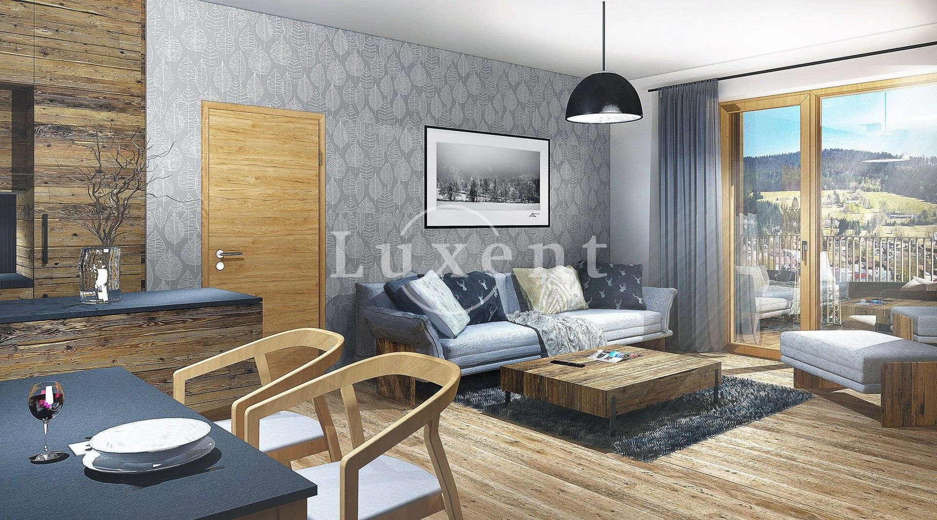 2+kk, Železná Ruda, 54 m²