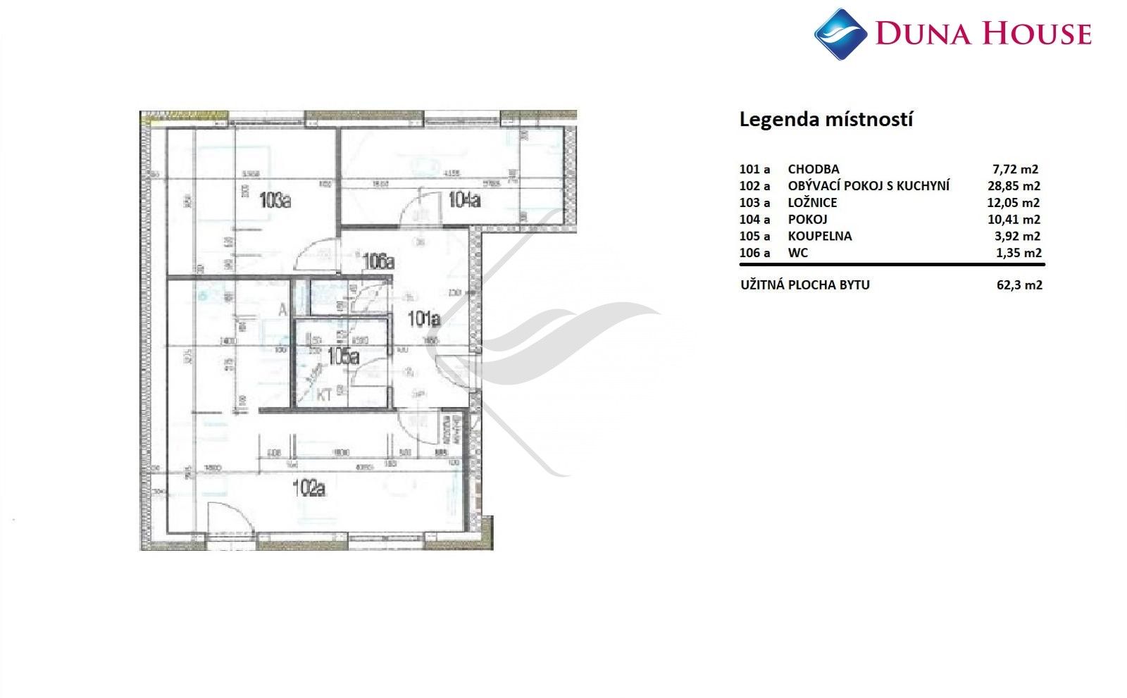 Byt 3+kk · 69 m² · Lačnovská, Praha - 3