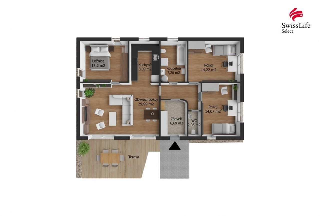Prodej rodinný dům - Vejprnice, 101 m² - 5