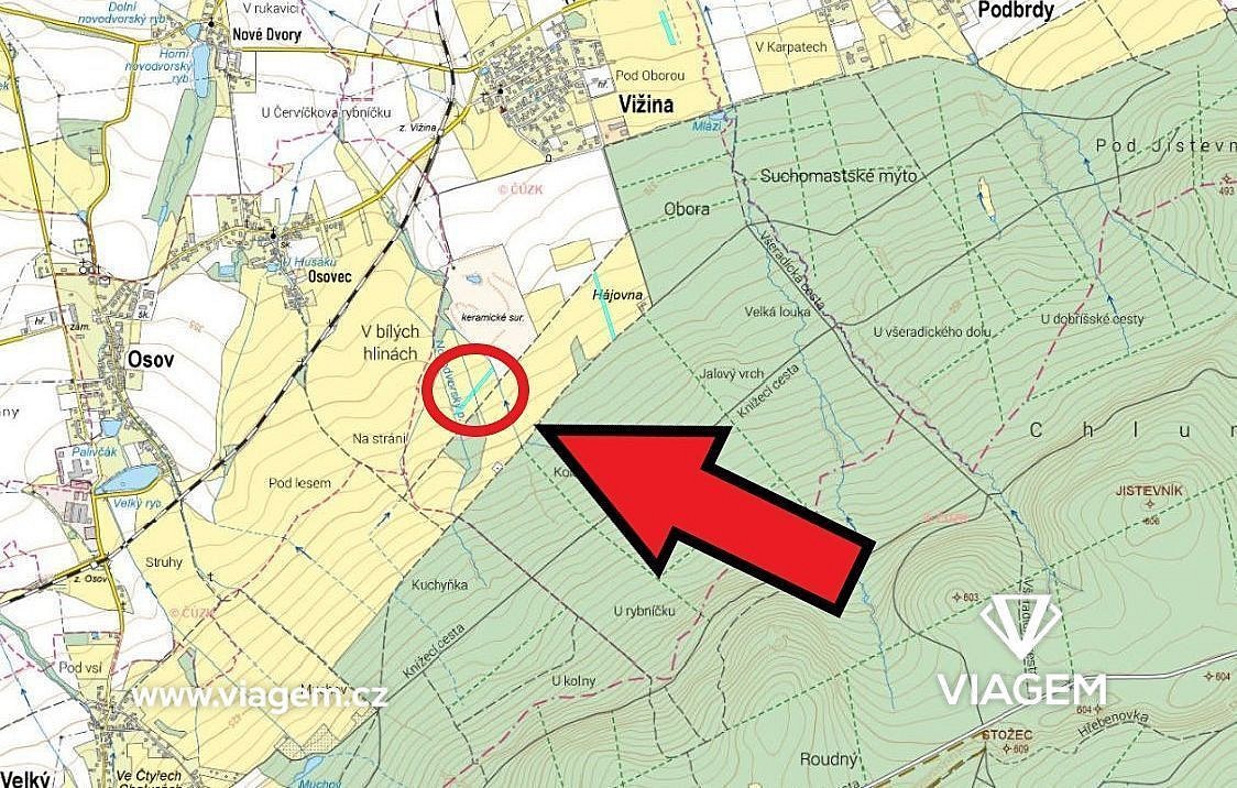 Zemědělský pozemek · Vižina, okres Beroun - 3