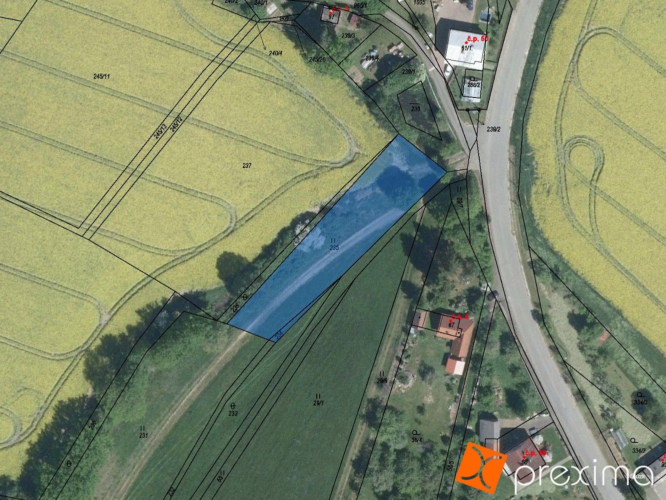 Komerční pozemky, Vojslavice, okres Pelhřimov - 1