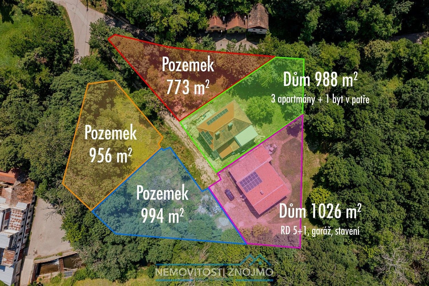 Pozemky pro bydlení, Mlýnská, Jaroslavice, okres Znojmo - 1