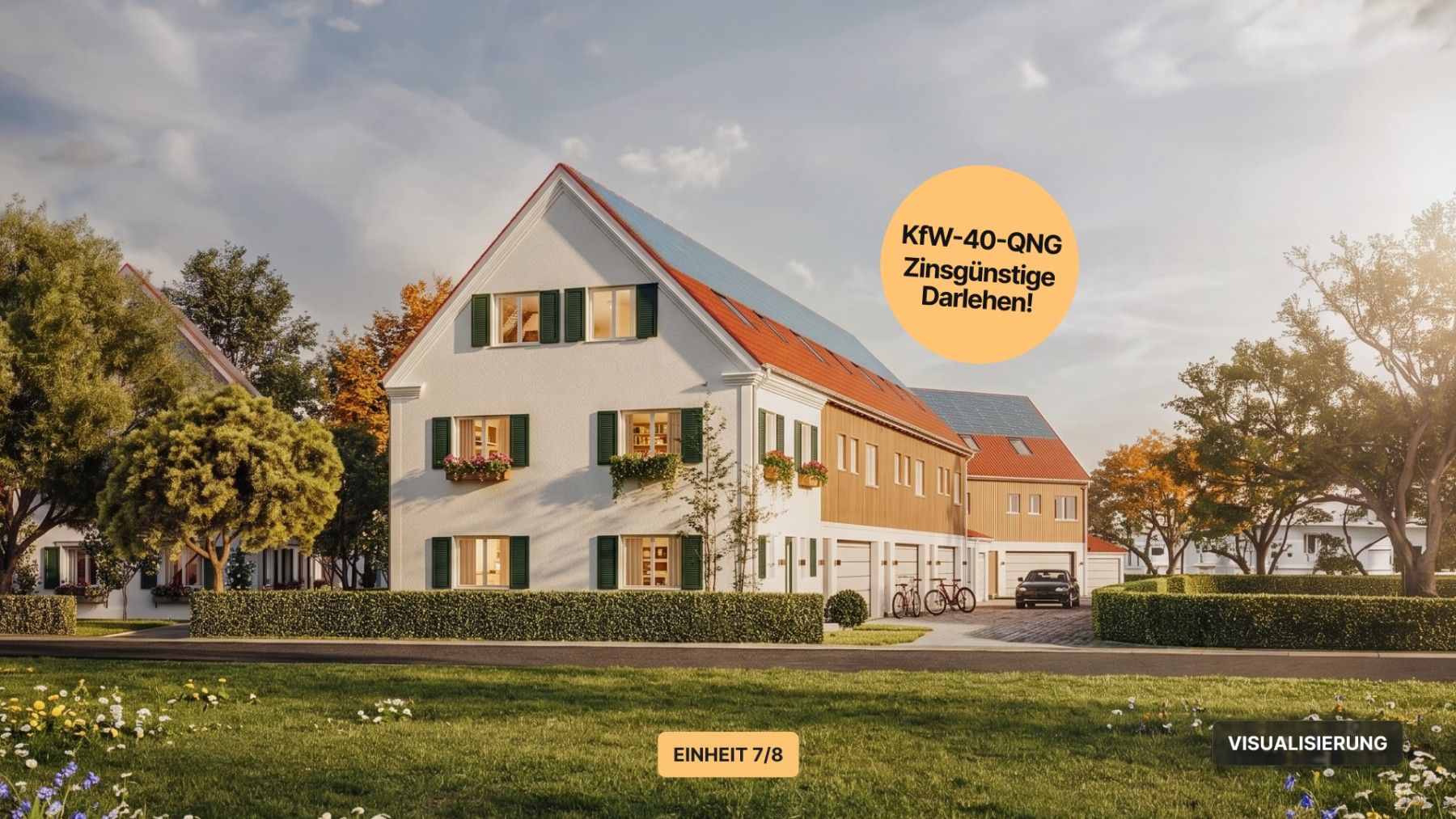 Rodinné domy, Mittelneufnacher Straße 6f, , Bavorsko, 111 m² - 2