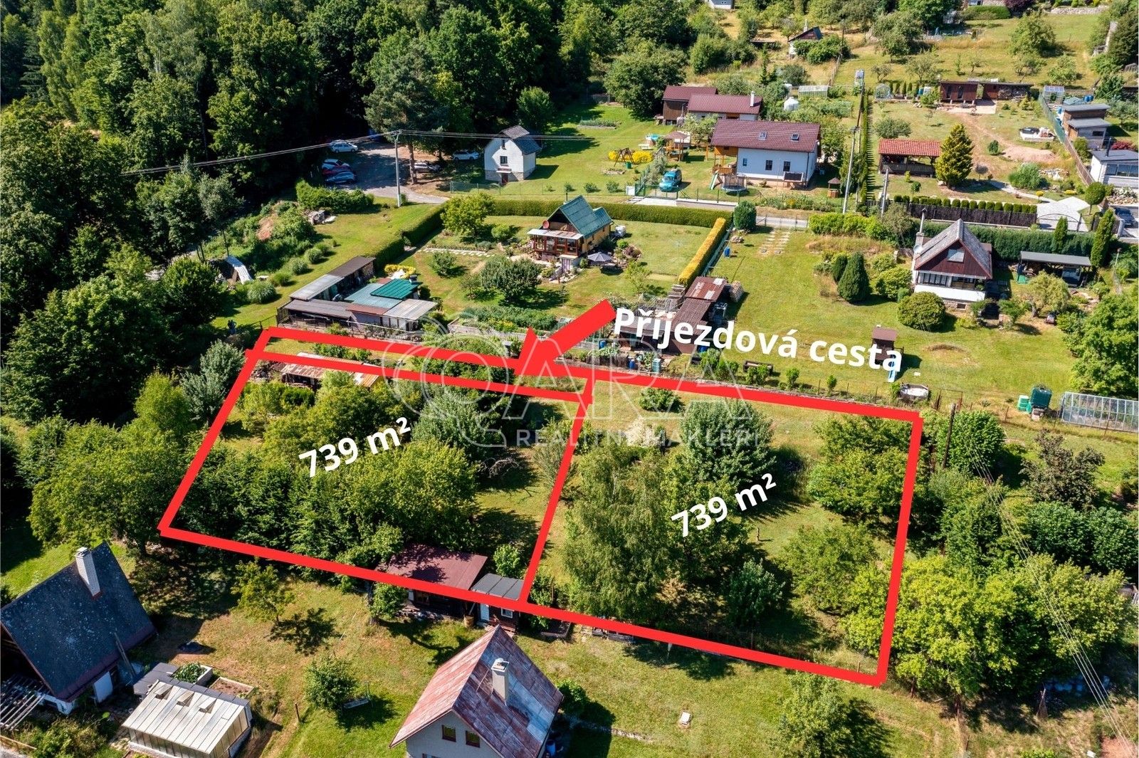 Zahrady, Pod Velbabou, Úpice, 787 m²