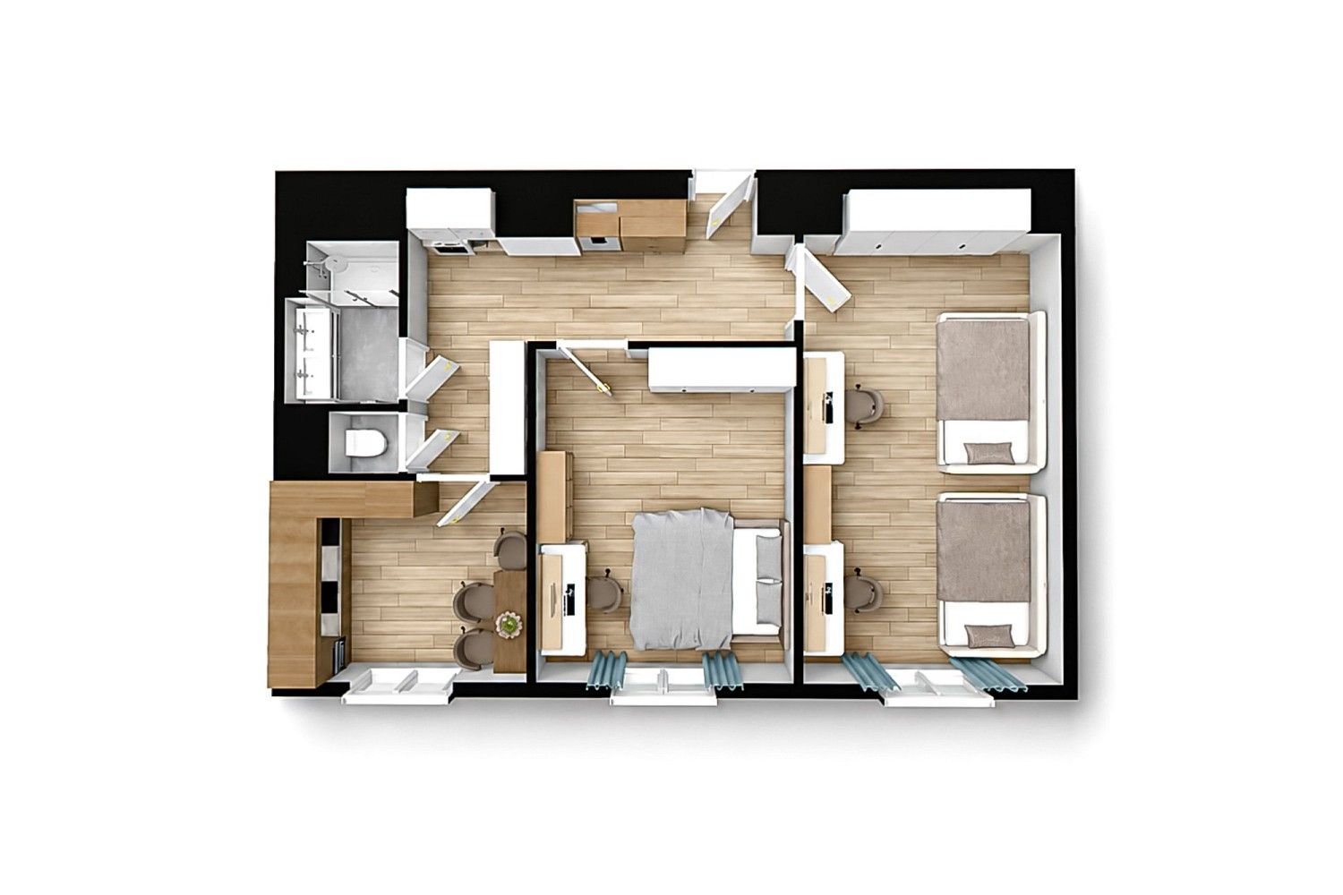 2+1, Kaštanová, Olomouc, 60 m² - 2