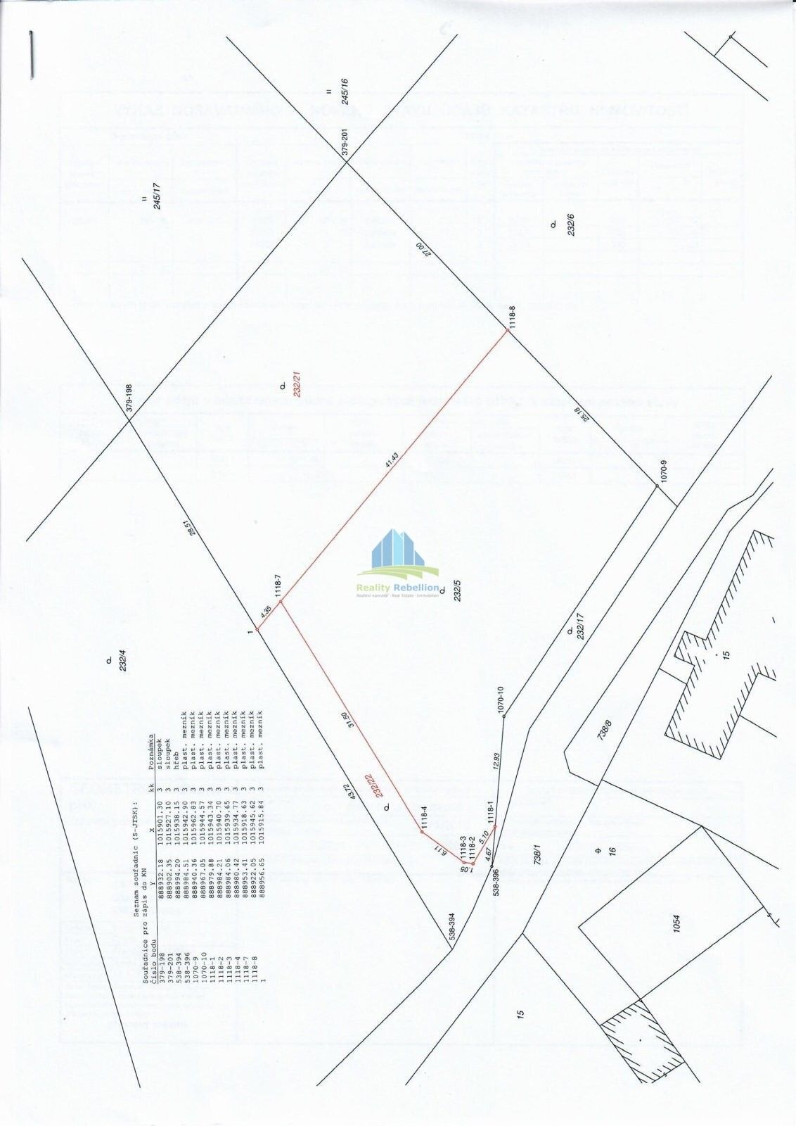 Zahrady, Horní, Františkovy Lázně, 1 302 m² - 2
