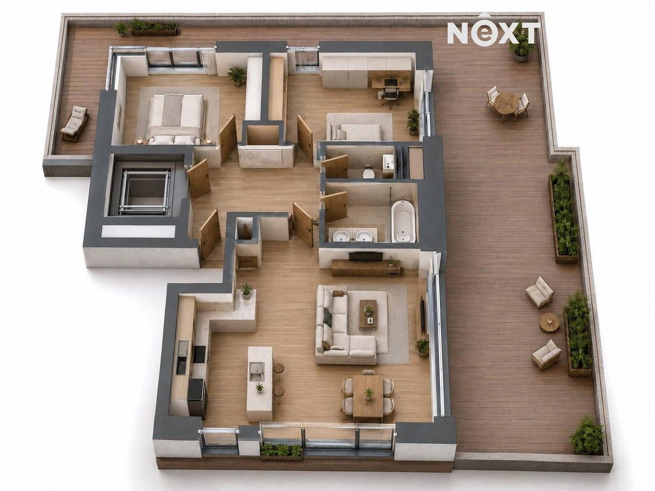 Byt 3+kk · 159 m² · Fryšták - 4