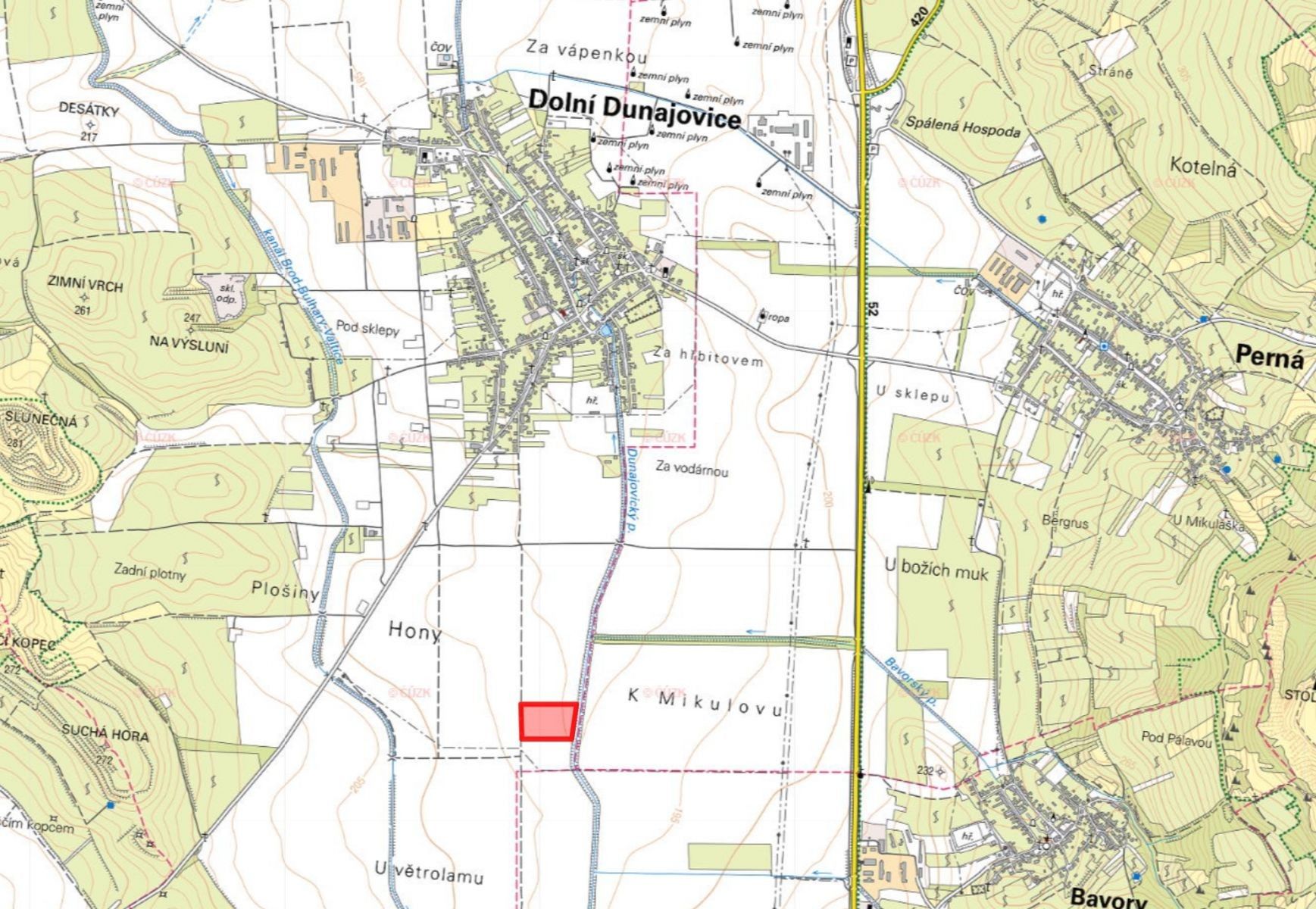 Prodej zemědělský pozemek - Dolní Dunajovice