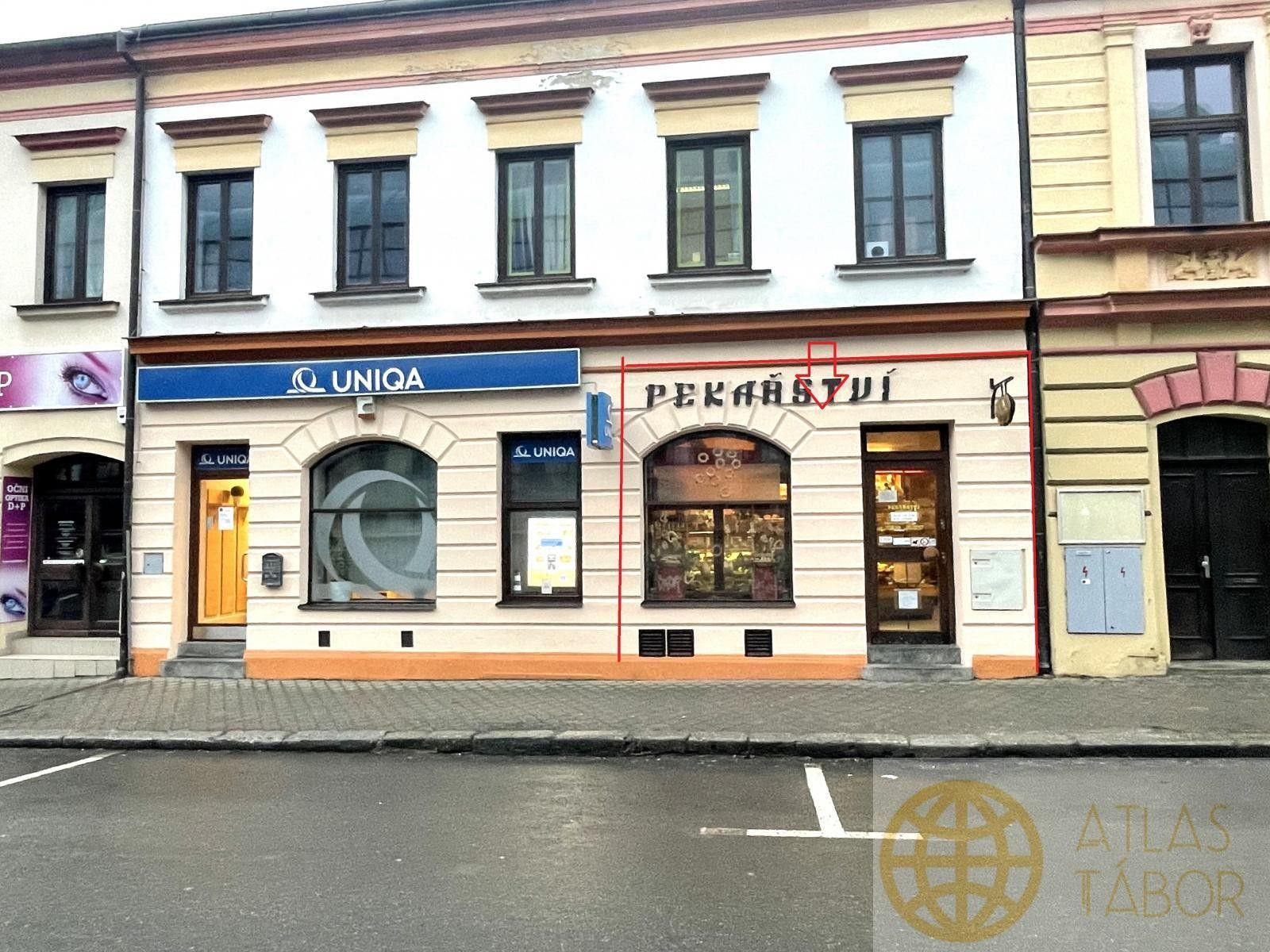 Obchodní prostory, Erbenova, Tábor, 20 m²