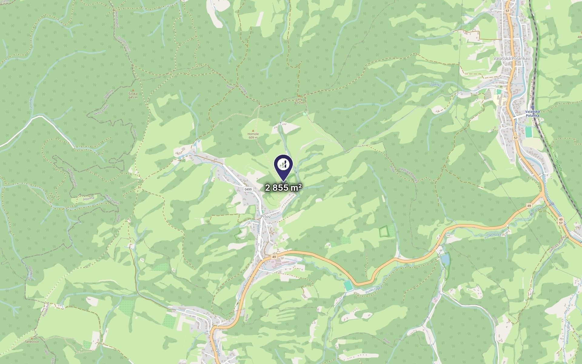 Zemědělský pozemek · 2 855 m² · Prlov - 3