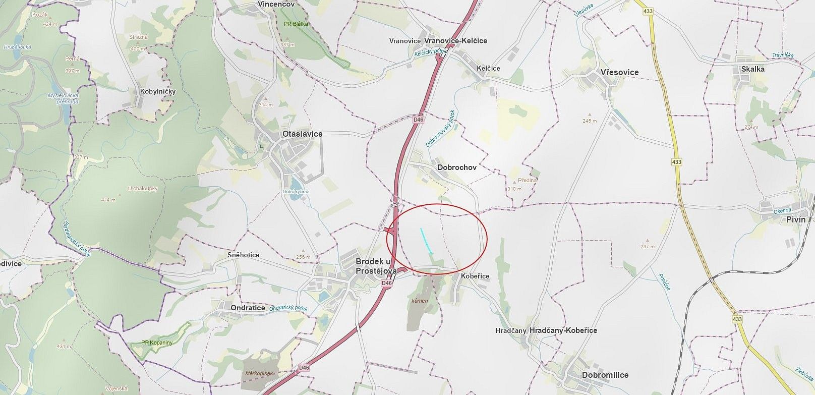 Zemědělské pozemky, Hradčany-Kobeřice - Kobeřice, okres Prostějov, Olomoucký kraj - 2