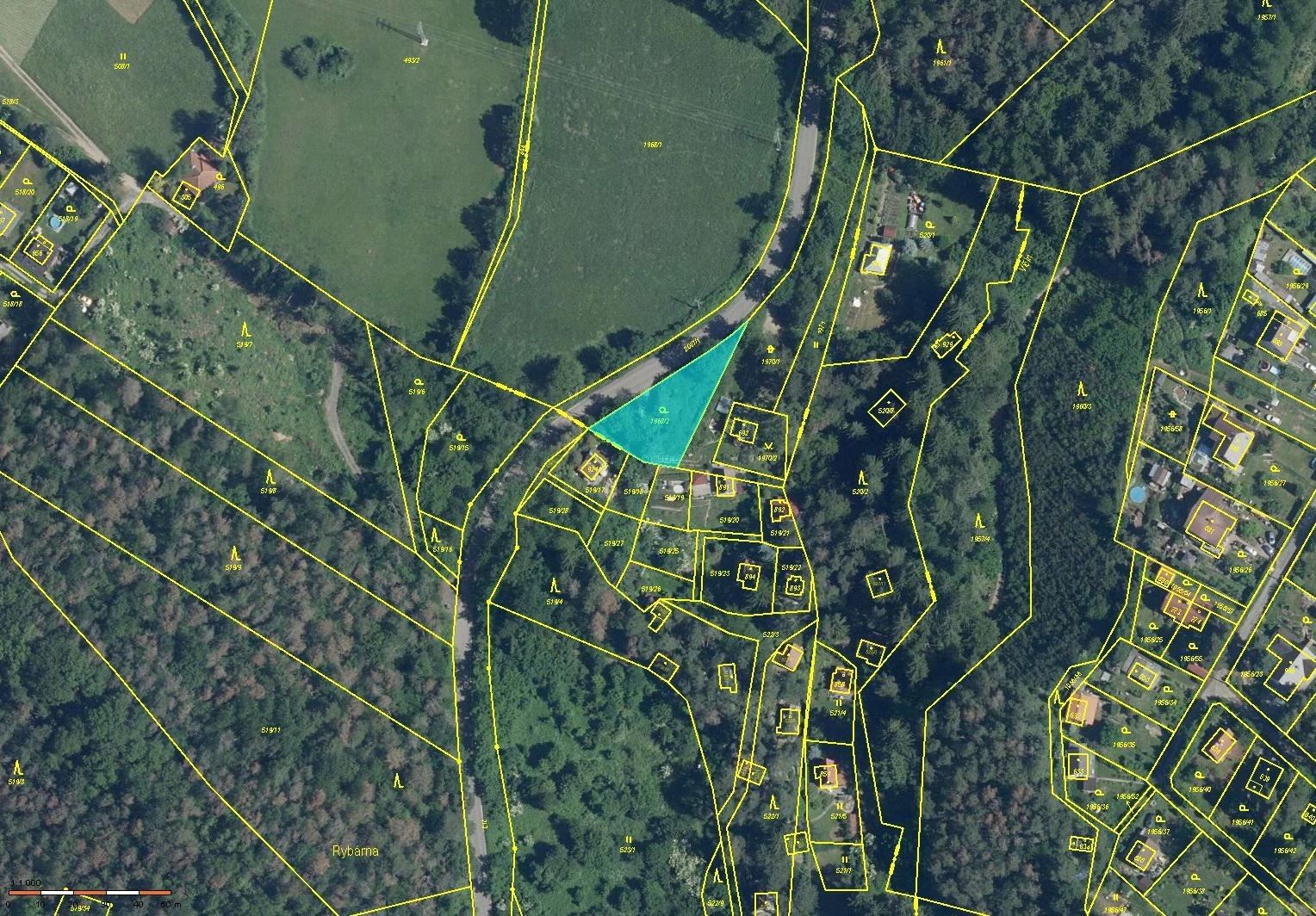 Zahrady, Krhanice, 811 m² - 1