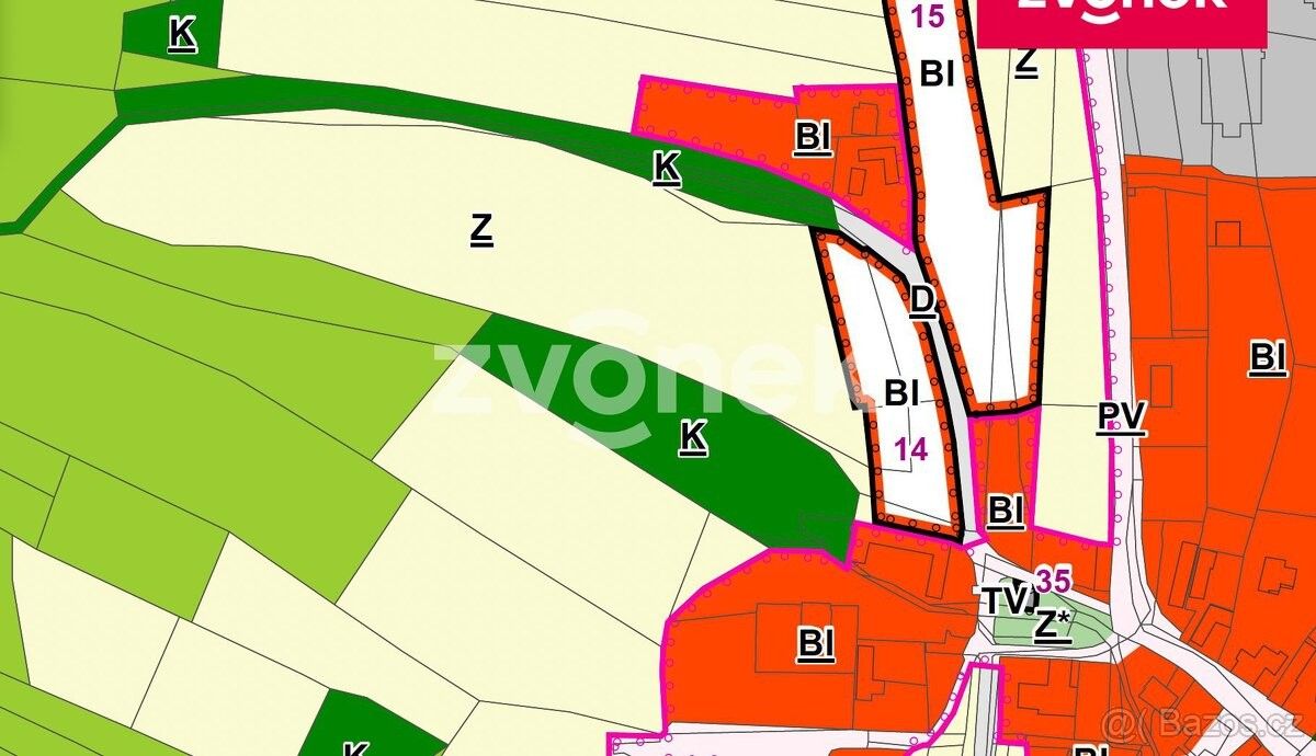 Prodej pozemek pro bydlení - Biskupice u Luhačovic, 763 41