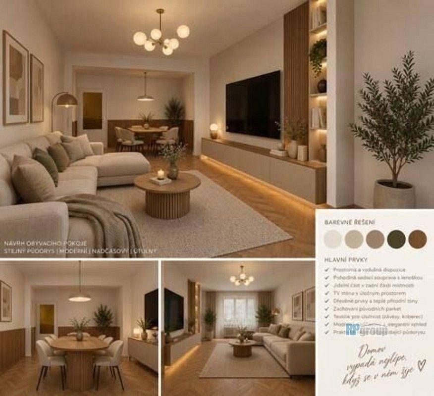Prodej byt 2+1 - Šumperská, Praha 9 - Letňany, 56 m² - 2