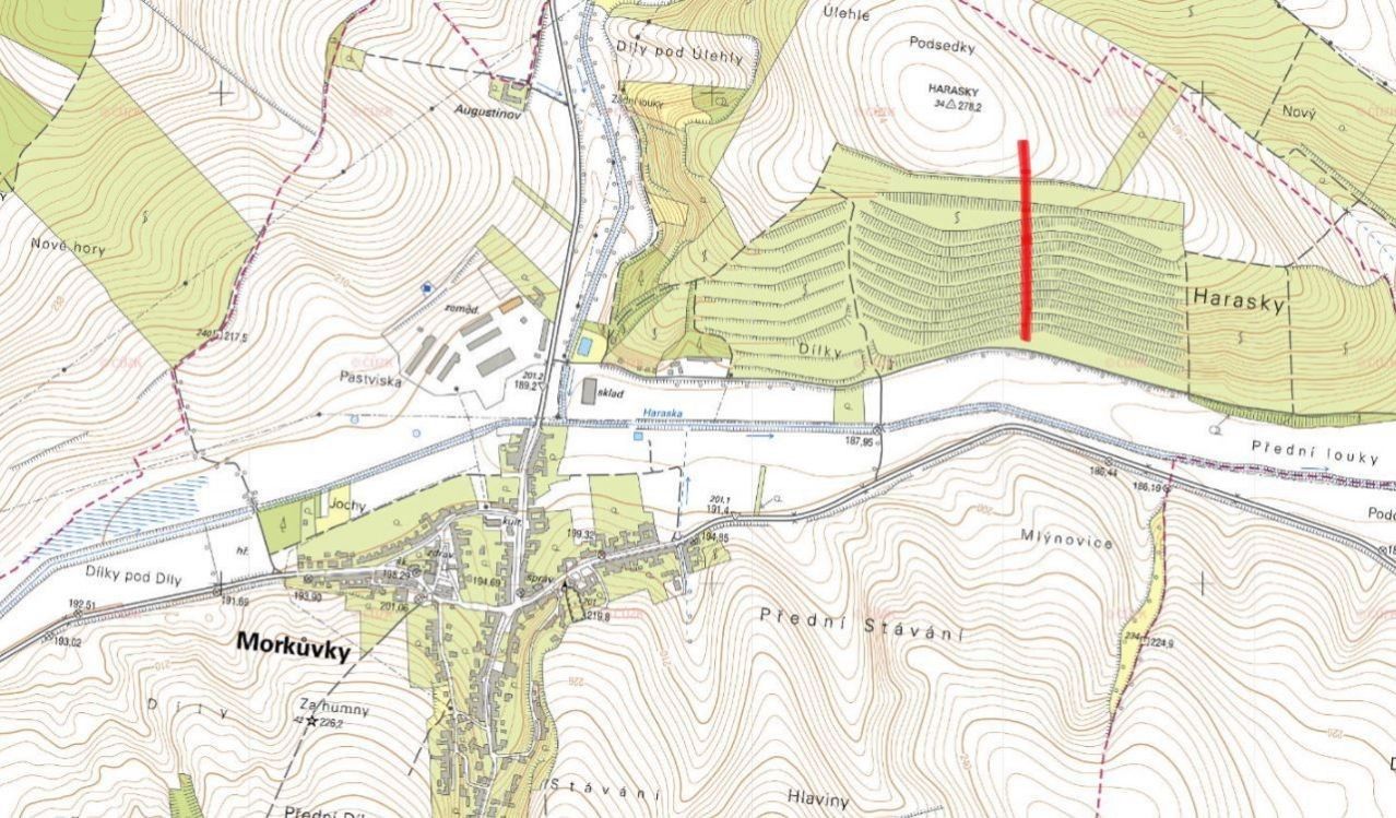 Prodej zemědělský pozemek - Morkůvky