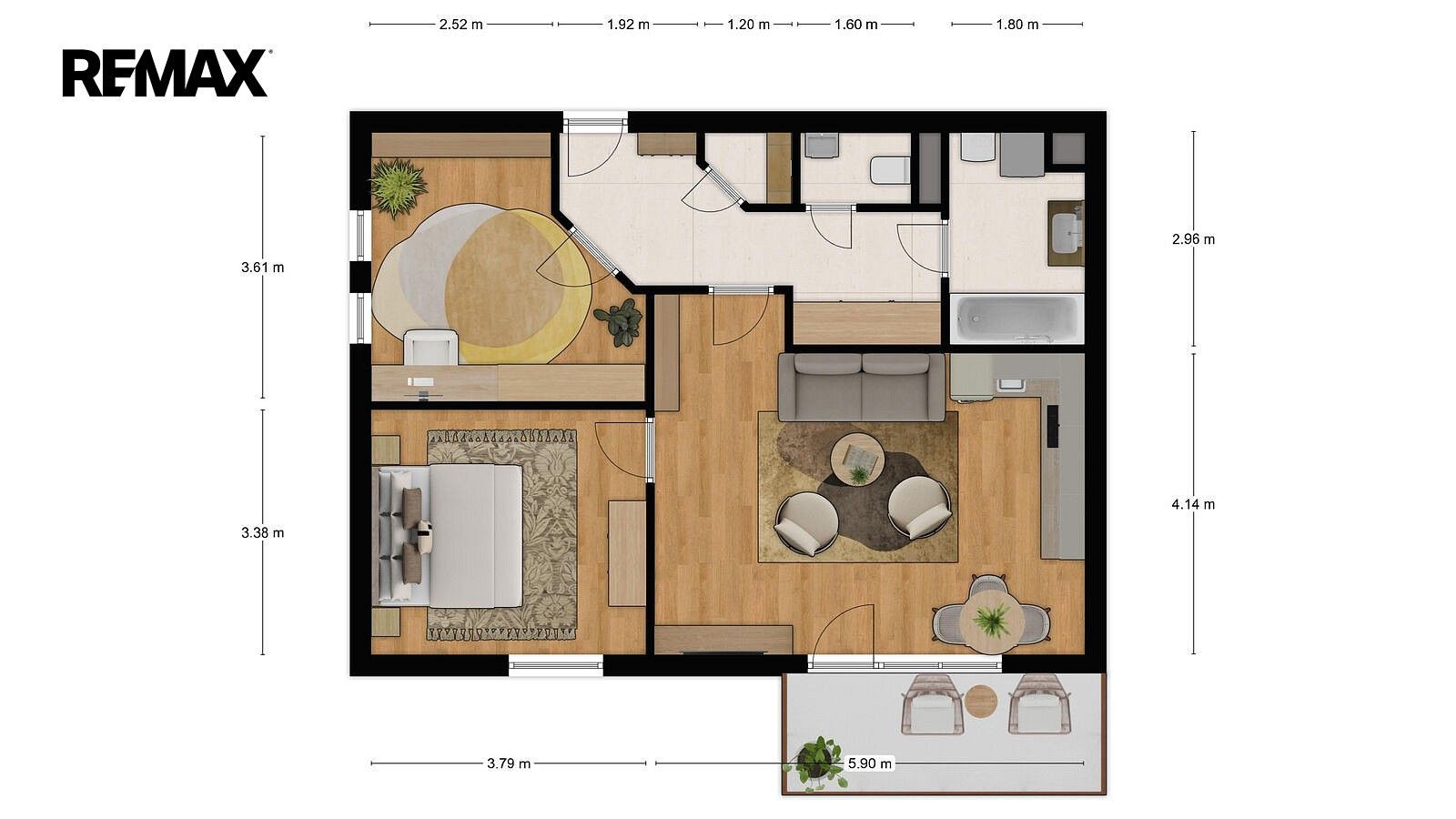 Prodej byt 3+kk - Na Zemské stezce, Lysá nad Labem, okres Nymburk, 76 m² - 5
