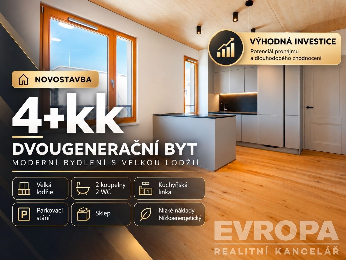 Prodej byt 4+kk - Pardubice, 86 m² - 1