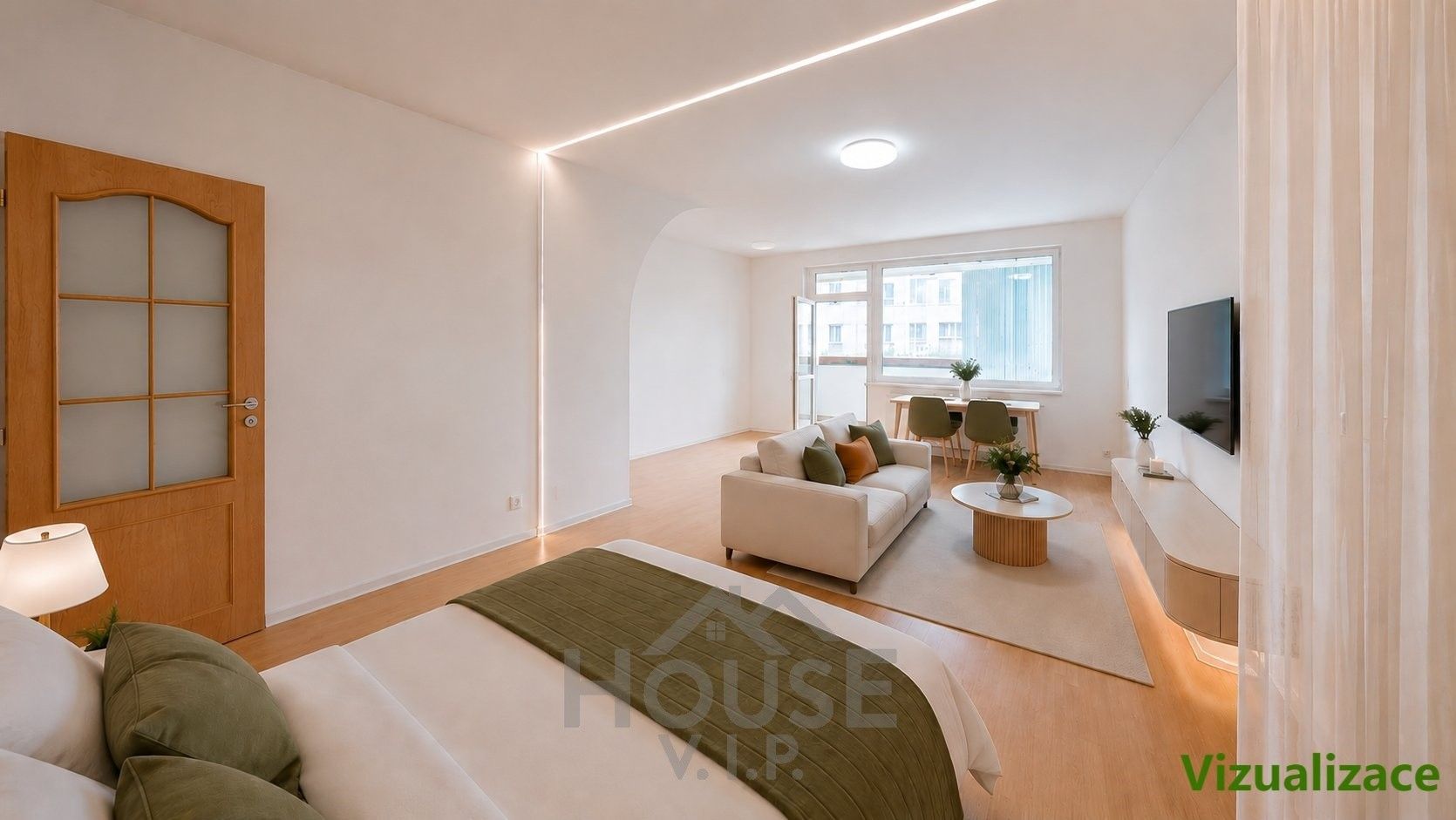 1+kk, Poděbradská, Praha, 34 m² - 1