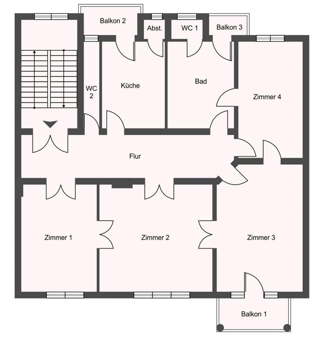 4+kk, Dotzheimer Straße 56 Wiesbaden Wiesbaden Hessen 65197, 146 m² - 1