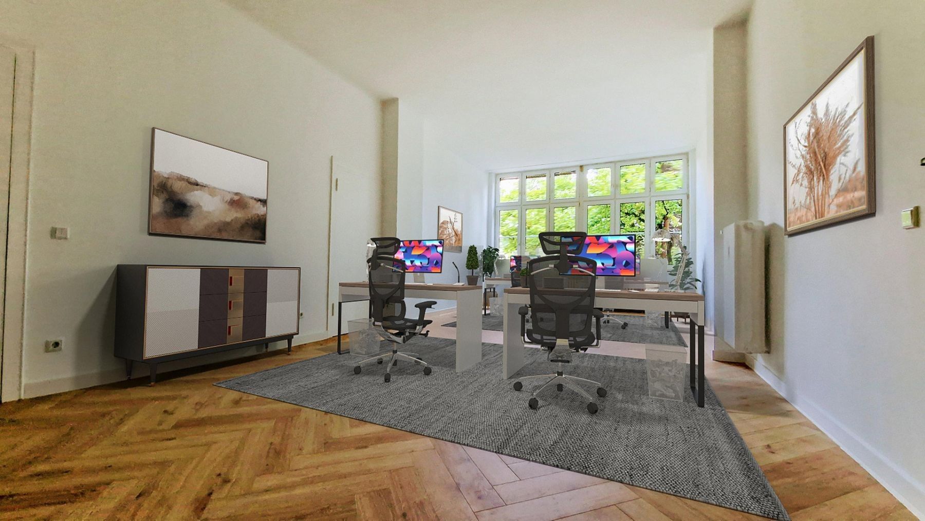 Kanceláře, Steinstr. 123 Krefeld Stadtmitte Nordrhein-Westfalen 47798, 131 m² - 2