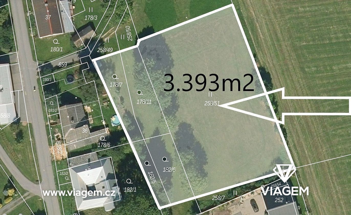 Pozemek pro bydlení, 848 m²